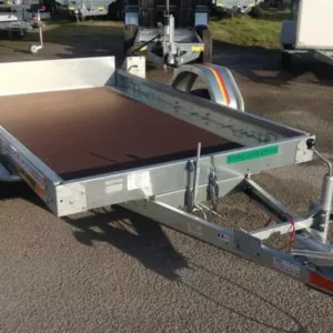 Remorque plateau mecanorem – RPMS 901 F – PTAC : 1300 Kg – 1 essieu freiné – 305 x 170 cm