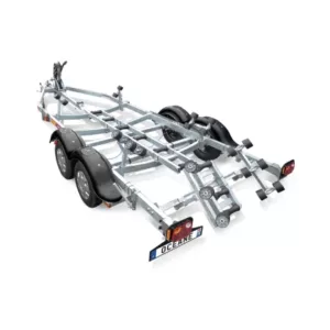Remorque Freinée Système rampe / rouleaux de quille Océane PTAC 3200Kg OC322S-80